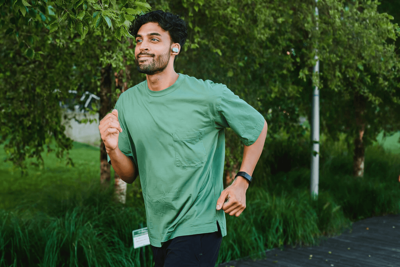 man running