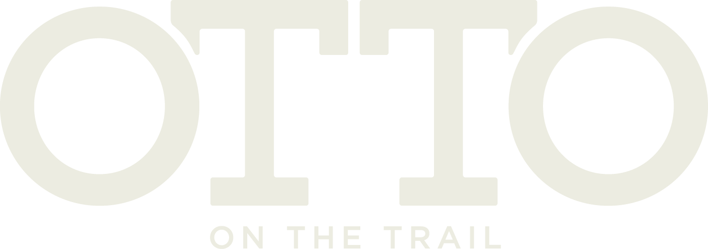 ottoonthetrail logos ottoonthetrail logotagline alabasterwhite